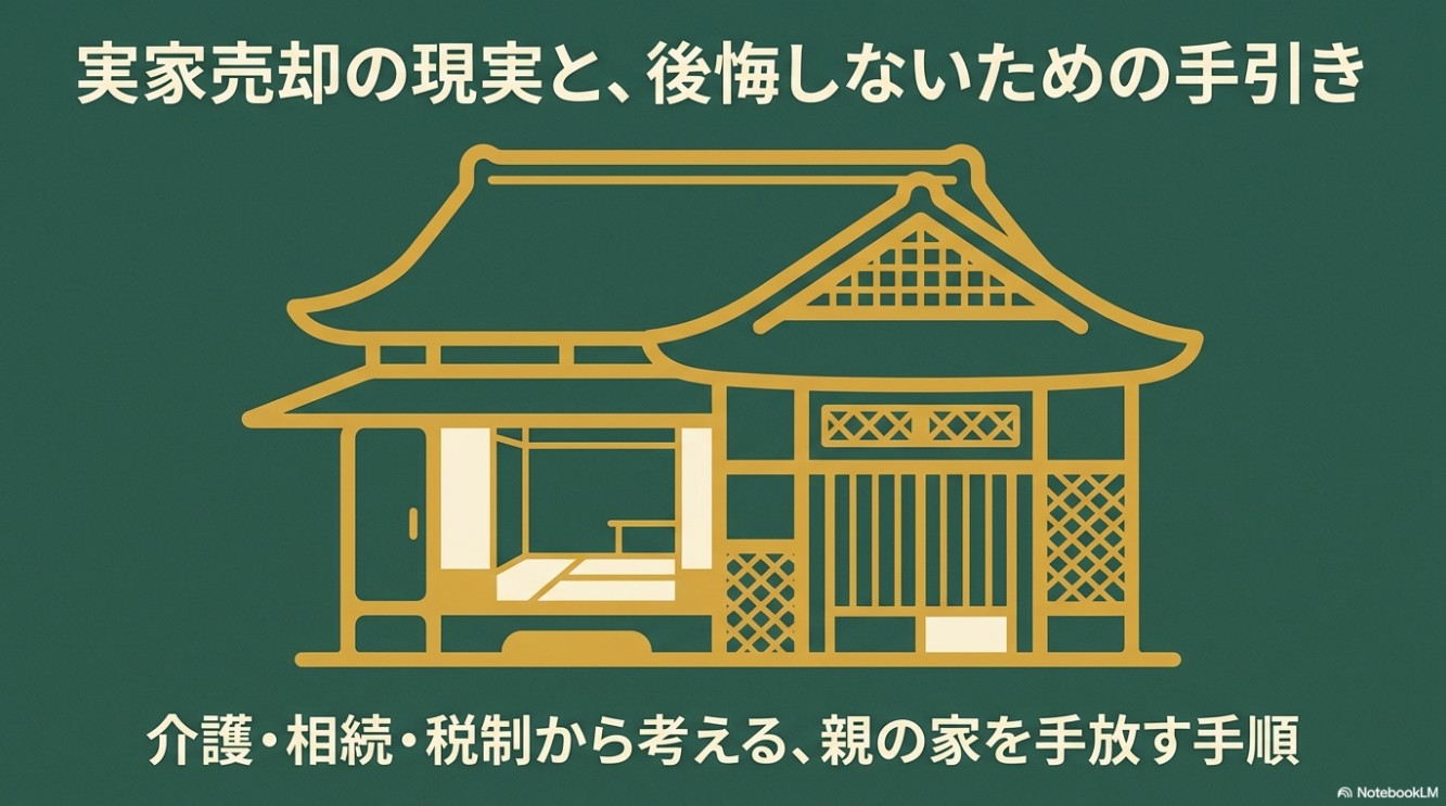 実家売却の現実と後悔しないための手引き（アイキャッチ画像）