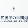 50代後半の早期退職 後悔しないための「お金・制度・家族」の現実と準備のタイトルスライド